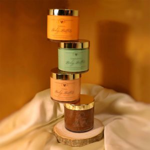 <span style="font-family:TuesdayNight; color:#F1BFA4;text-transform: capitalize;">SaCha's TheraSpice </span><br> Body Butters